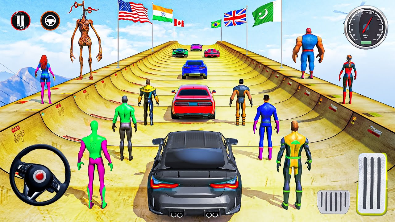 Mega Car Ramp Stunt - Impossible Ramp Stunt - Android Gameplay