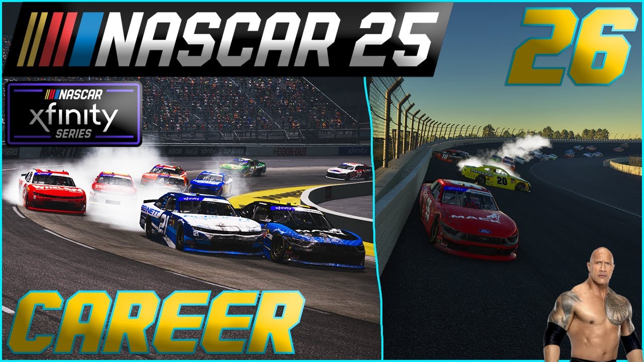 БЕДЛАМ НА СКАЛЕ! ТРУДНОСТИ В МАРТИНСВИЛЛЕ! - Режим карьеры NASCAR '25, 3 сезон, 4 серия