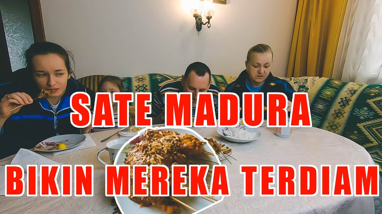 MERTUA MAKAN SATE MADURA PERTAMA KALI - DIPUJI HABIS HABISAN KARNA ENAKNYA