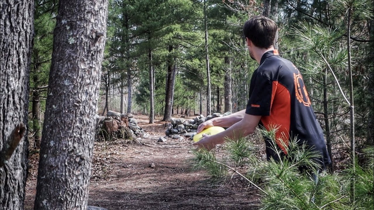 Backhand Only Solo Round at Hawkins Woods