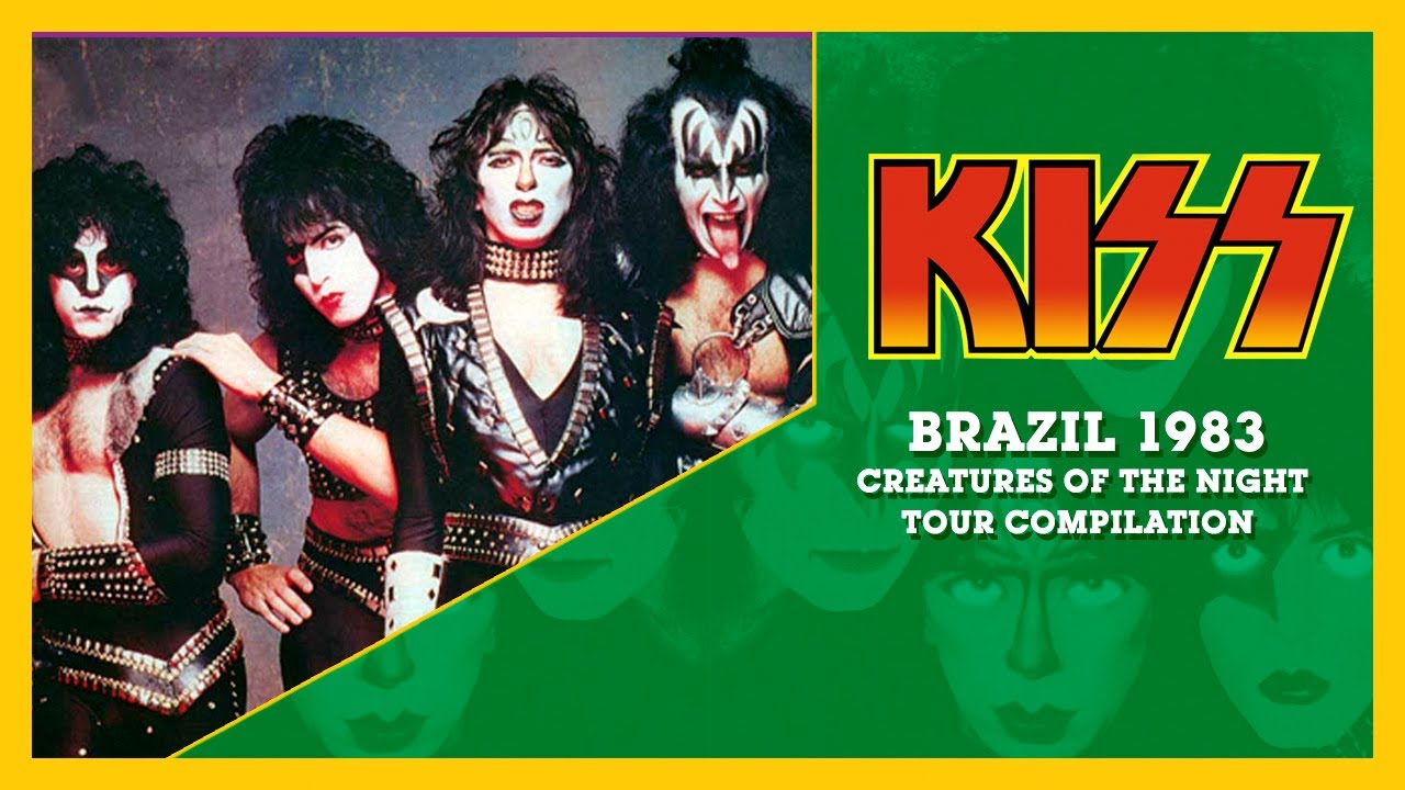 KISS :: Brazil 1983 - Creatures Of The Night  Tour  Compilation -  #kiss