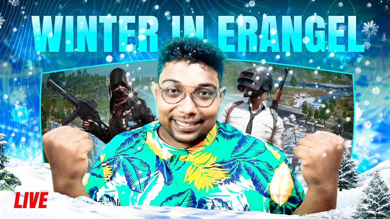 🔴WINTER IN ERANGEL || PUBG PC LIVE ❄️❄️😍