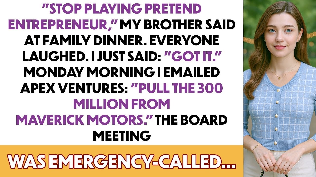 Sister Said 'Stop Playing Pretend Entrepreneur' I'm Her Silent Partner Worth 300M...