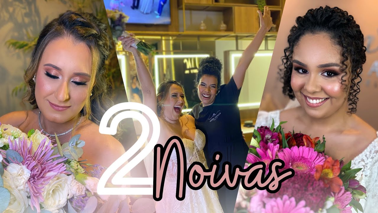 2 NOIVAS NO FIM DE SEMANA - Vlog como é o Dia da Noiva no LIAC e Ateliê Naiara Andrade - Noivas 2023