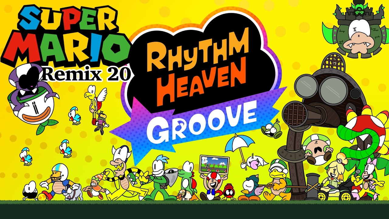 Rhythm Heaven Groove Remix 20, but with Mario Characters / 『リズム天国 ミラクルスターズ リミックス20』マリオキャラ版