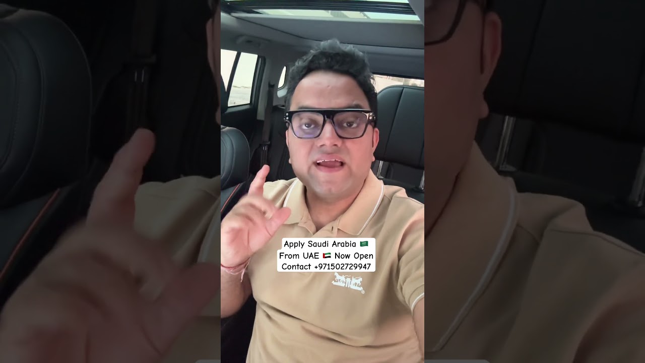 Apply Saudi Arabia 🇸🇦 Tourist Visa from UAE 🇦🇪✈️.. #saudivisanews #ytshorts