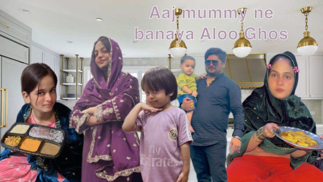 Aaj mummy ne banaya Aloo Ghos yummy 🤤 