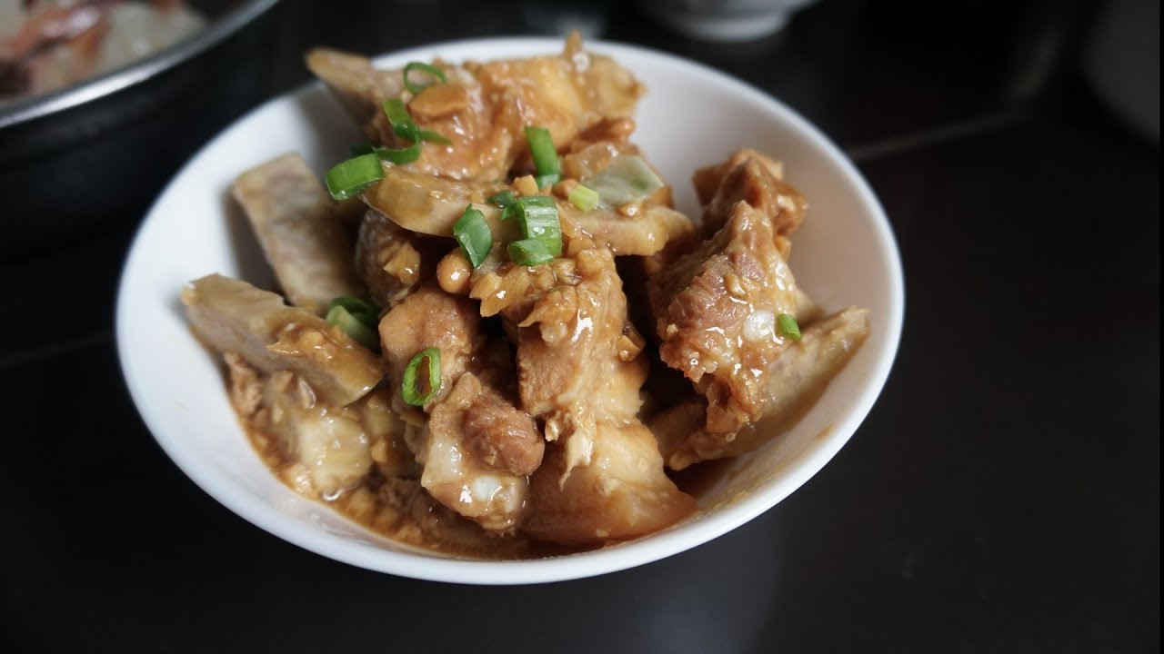 STEAMED PORK BELLY WITH YAM AND BEAN PASTE | HOME COOK RECIPE #67