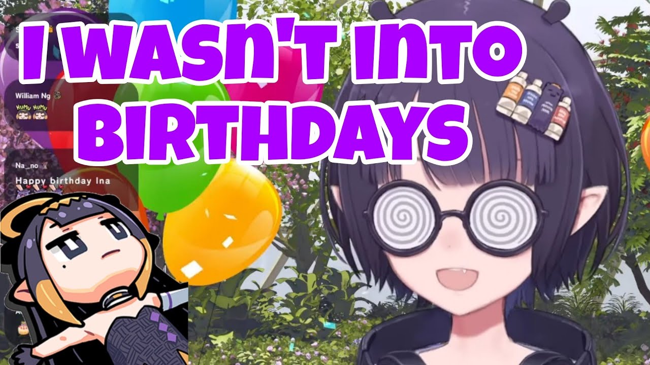 Ina Reflects on Why Birthday Parties Always Felt So Awkward [Ninomae Inanis / HololiveEN]