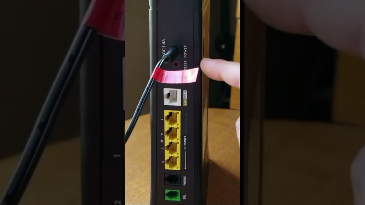 Как сбросить настройки модема-маршрутизатора CenturyLink