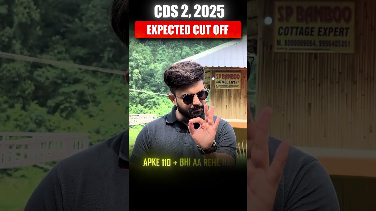 CDS 2, 2025 Exam Expected Cut Off Prediction | Complete Paper Review 🤩 