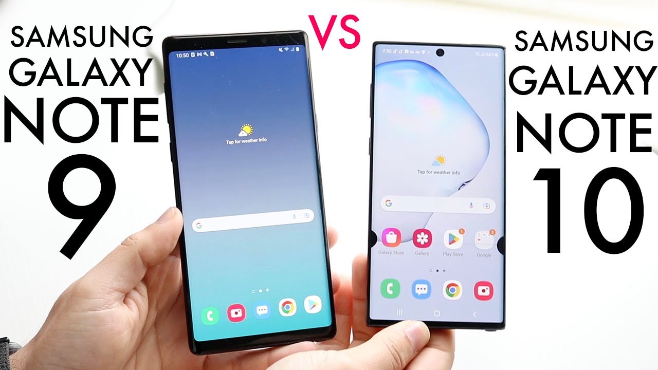 Samsung Galaxy Note 10 против Samsung Galaxy Note 9 в 2022 году! (Сравнение) (Обзор)