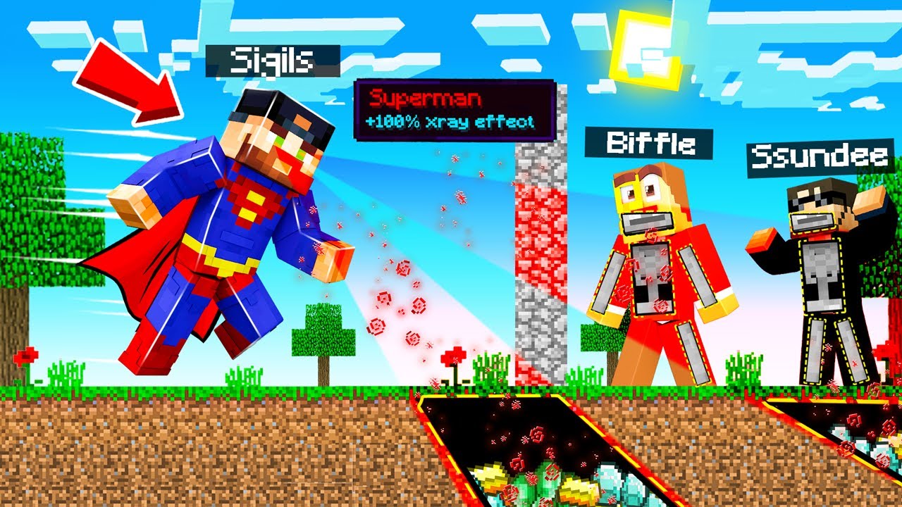 SUPER POWER HIDE and SEEK in Minecraft (OP)