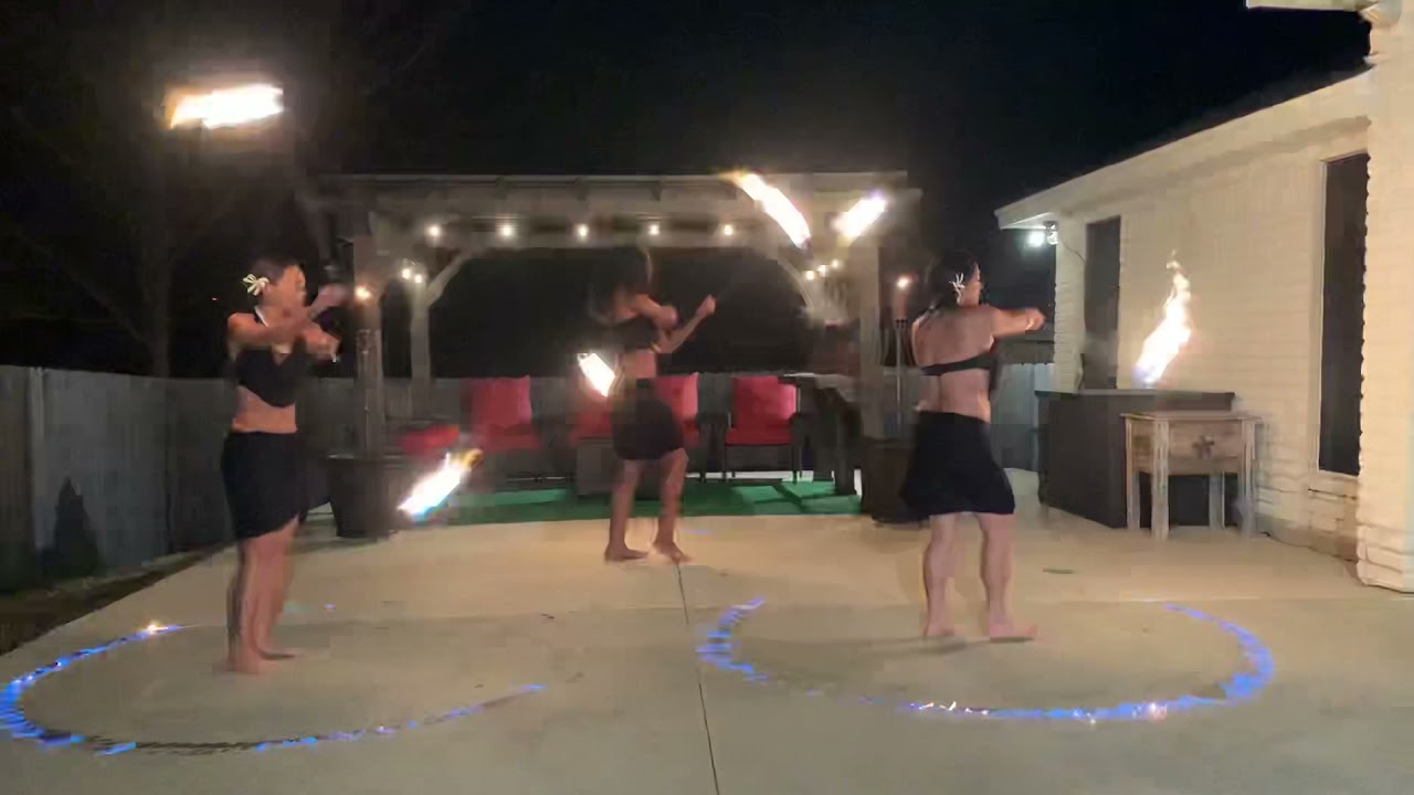 Fire poi balls