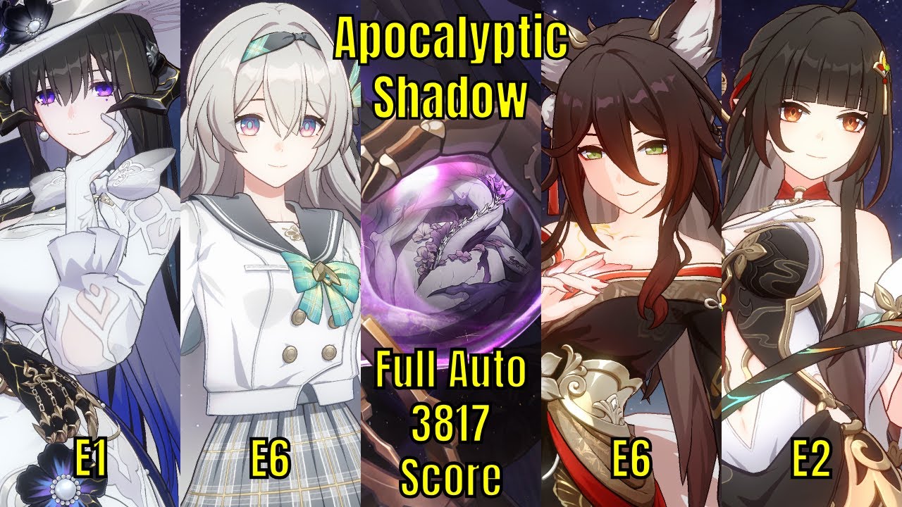 Full Auto E6 Firefly 3817 Score Pollux | Apocalyptic Shadow 4 2nd side | HSR 3.8