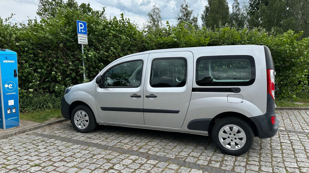 Renault kangoo Ze 33 кw электро запас хода при скорости 90 по автобону. Тест.