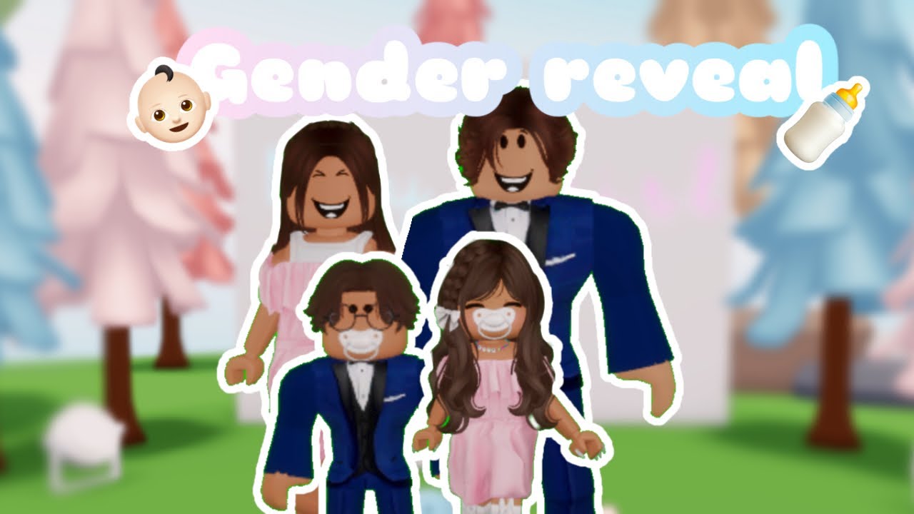 Our gender reveal!! 🩷💙 (Ft Hannah gaming) [club roblox]