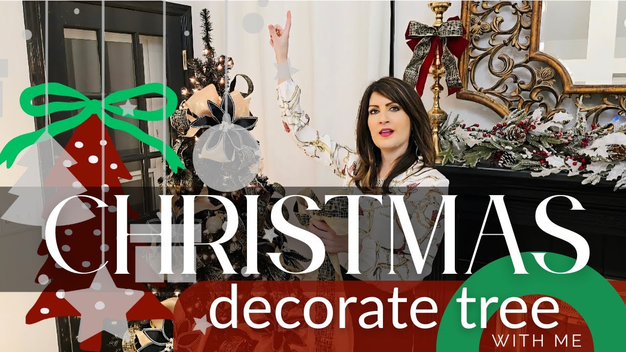 GLAM CHRISTMAS TREE  Decorate with Me 2025 | How to create a Designer Look for Less