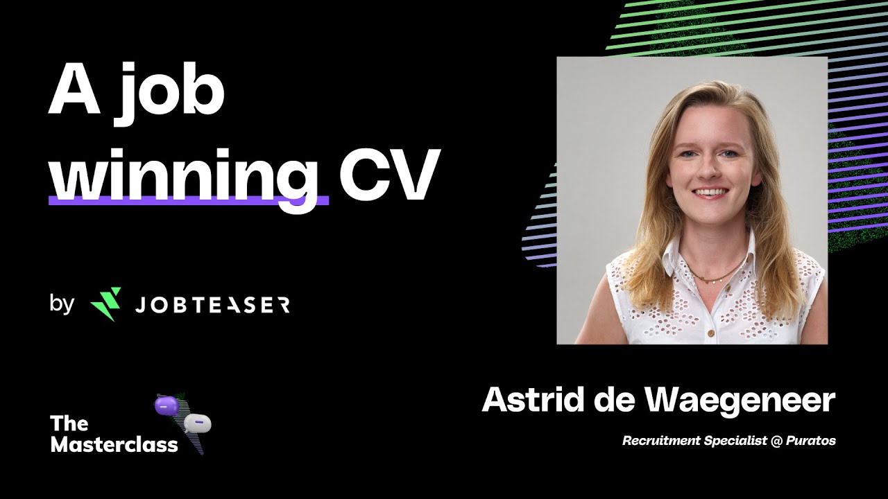 A job winning CV - MASTERCLASS