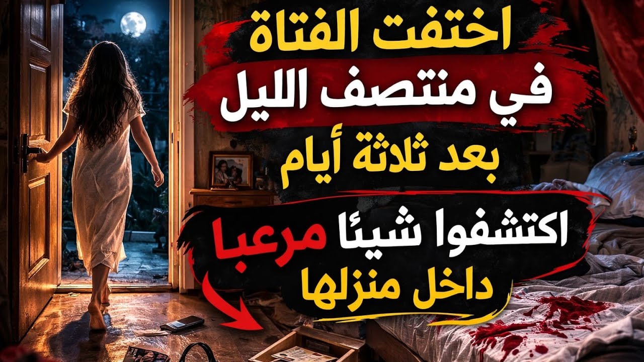 الحلقة 1628 : قصة بوليسية | اختفـــت الفتاة في منتصف الليل واكتشفو شيئا مــــرعبا داخل منزلها 