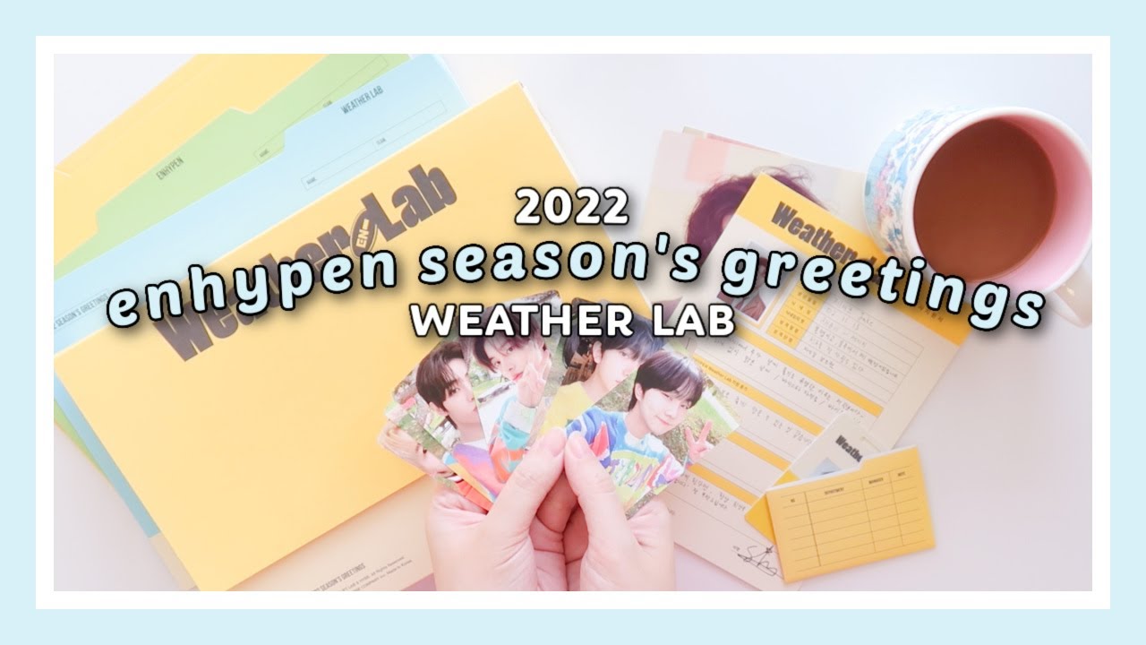 ★ ENHYPEN 2022 SEASON'S GREETINGS ★ Weather Lab Unboxing