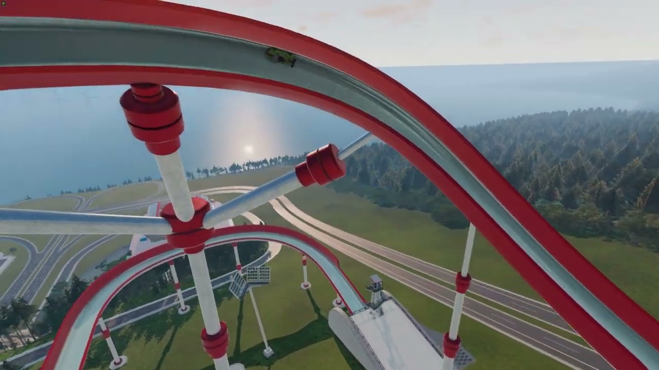 Car Jump Arena 2023 - Cinematic Bobsled Preview - 4K