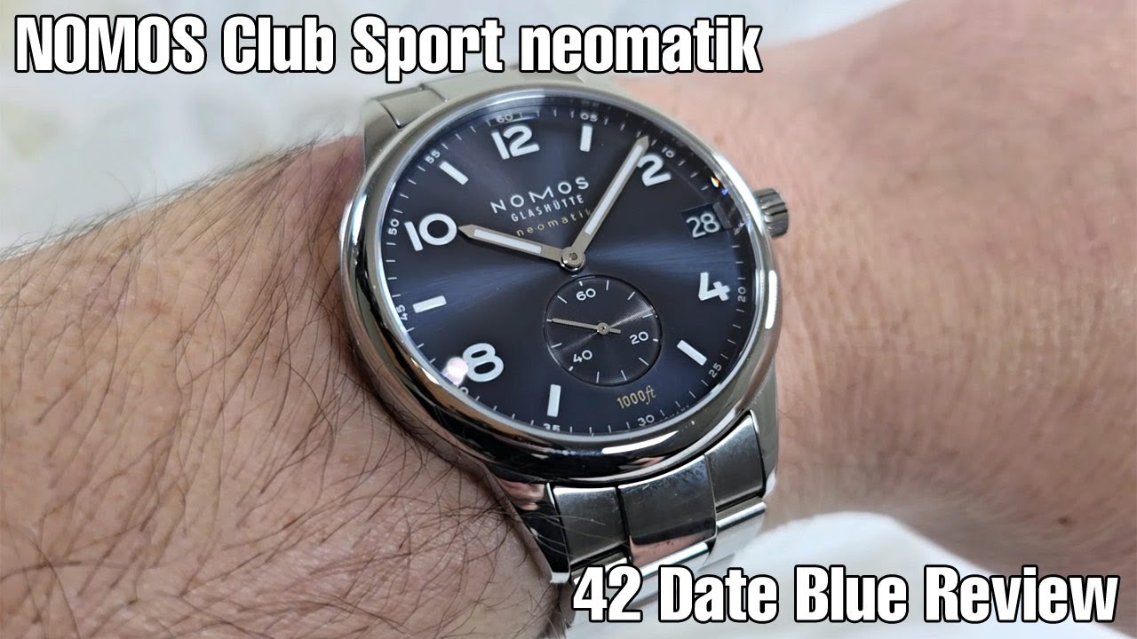NOMOS Club Sport neomatik 42 Date Blue Reference 782 Review