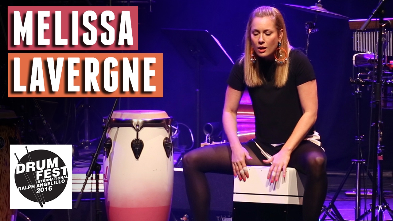 M&eacute;lissa Lavergne (Cajon) - 2016 Drum Festival International Ralph Angelillo