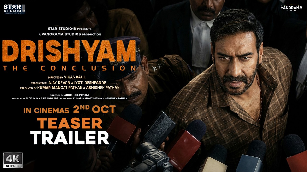 Drishyam 3 - Final Trailer | Ajay Devgn, Tabu, Jaideep Ahlawat | Abhishek Pathak | Shriya S | 2 Oct