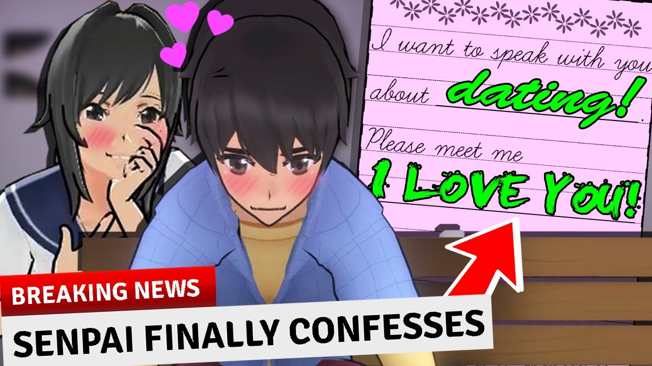 I FINALLY got SENPAI to CONFESS! The HAPPIEST Yandere Simulator ENDING