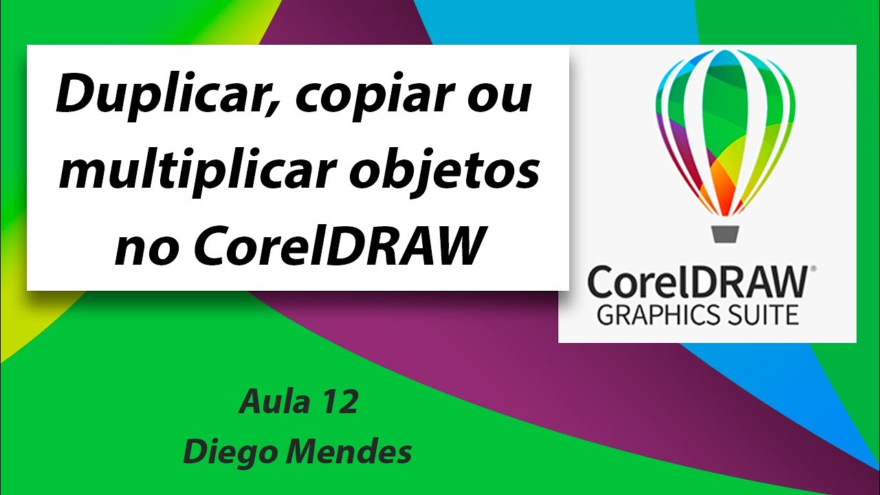 Duplicar, copiar ou multiplicar objetos no CorelDRAW