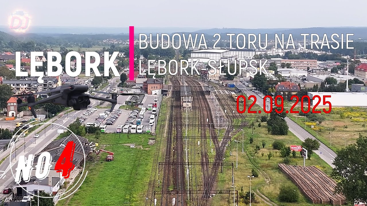 LĘBORK 2 TOR DO SŁUPSKA 02.09.2025 FILM NR 4/ 4K / Dji Mavic 3 Pro