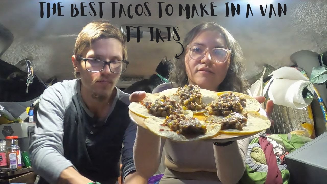 Vanlife: Cooking tacos on the BEACH in San Diego