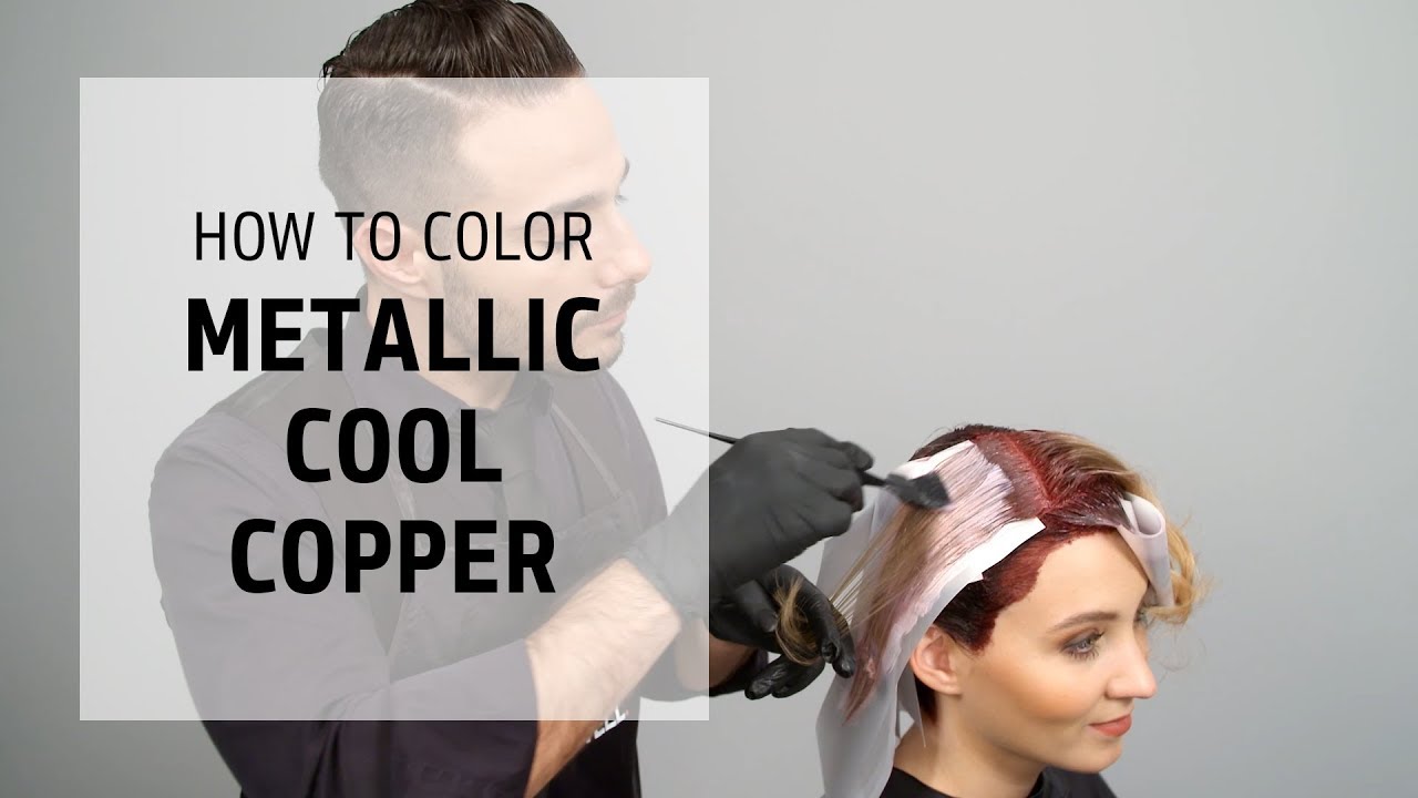 Cool Copper Metallic Hair | How to Color | Goldwell Education Plus