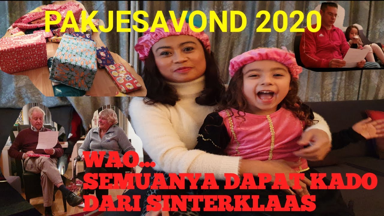 KESERUAN BUKA KADO DARI SINTERKLAAS || PAKJESAVOND2020 || TRADISI BELANDA