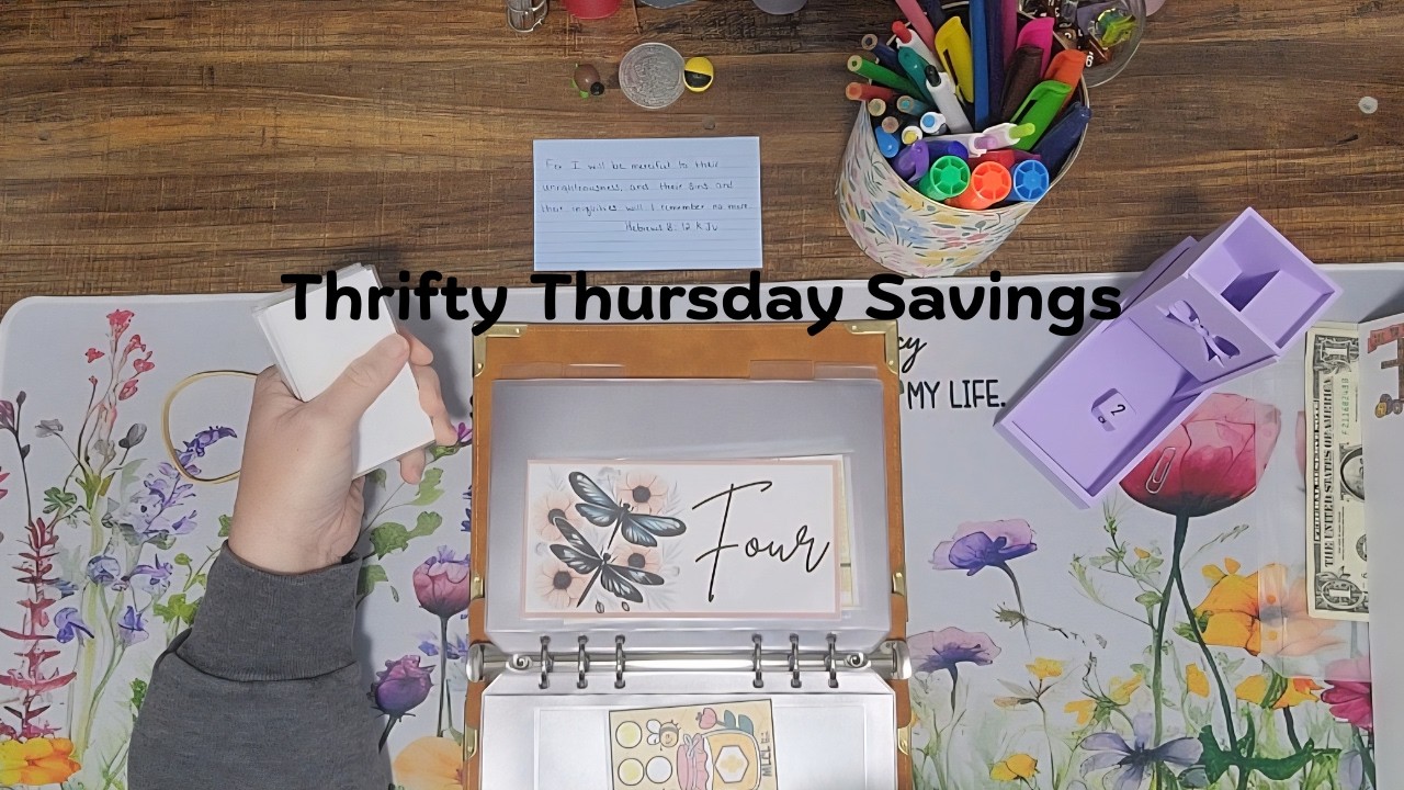 Thrifty Thursday Tinies plus Easter Challenge #lowbudget #savingschallenges #cashstuffing #savings