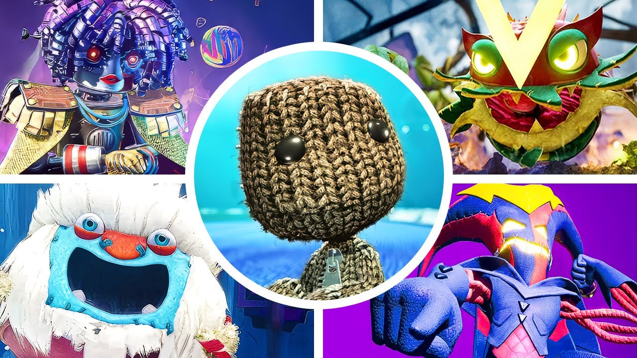 Sackboy: A Big Adventure - All Bosses & Ending