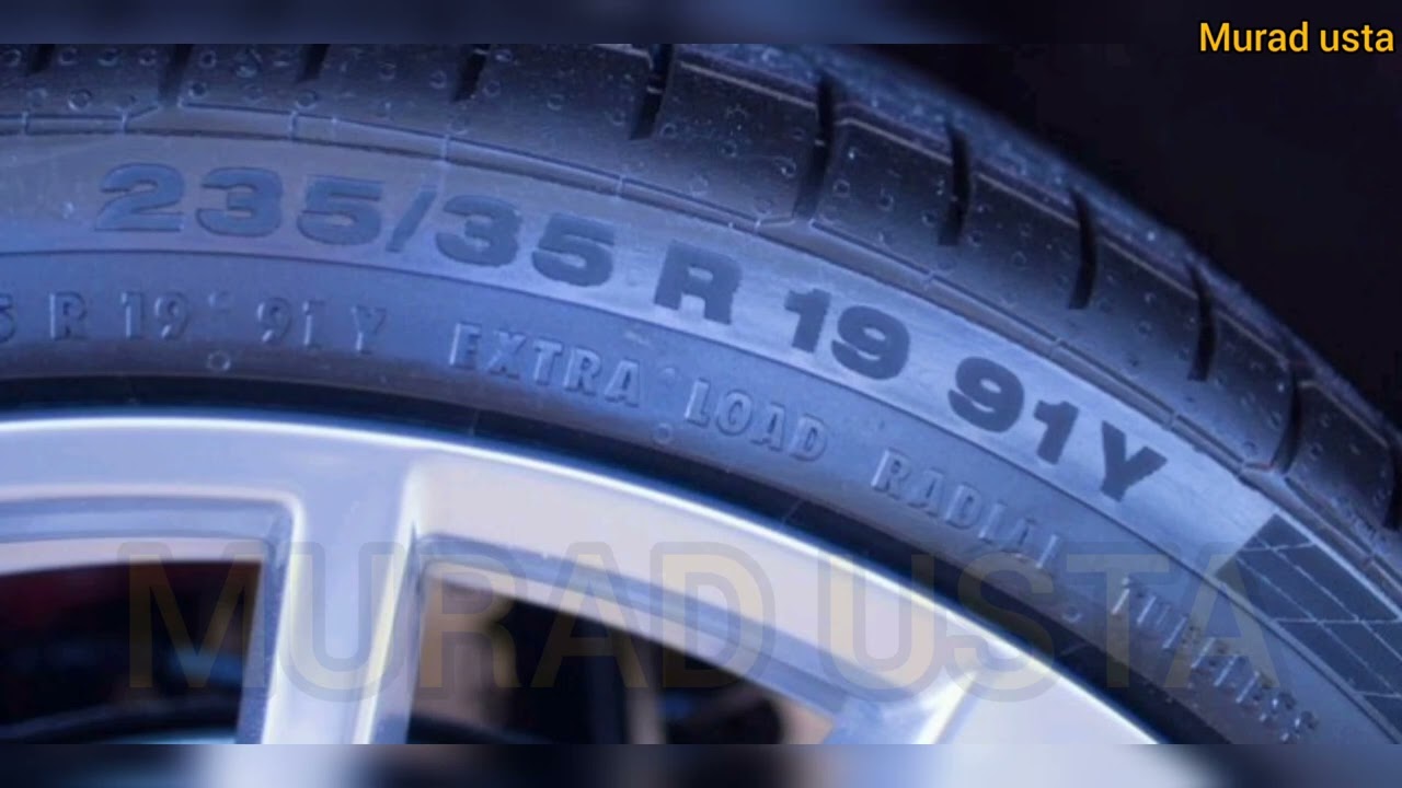 Təkərlərin üzərindəki yazılar nə anlama gəlir?