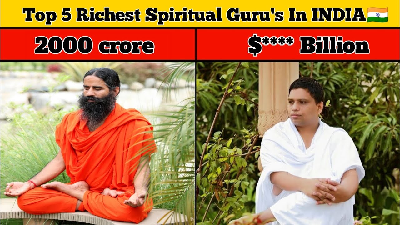 Top 5 Richest Spiritual Guru's In INDIA 🇮🇳