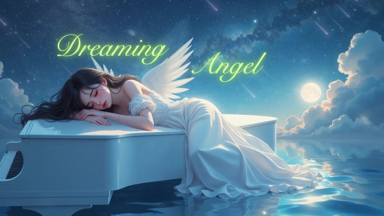 Gentle Piano Melodies Lull you into a Deep Sleep As Stress Melts Away Under the Moonlight and Stars