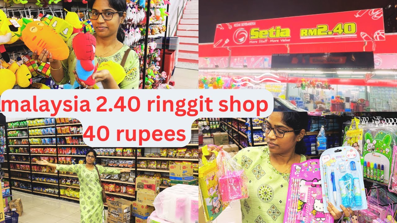 #Malaysia 2.40 ringgit shopping #wholesale price#return gift ideas#tamil#40 rupees shop in Malaysia