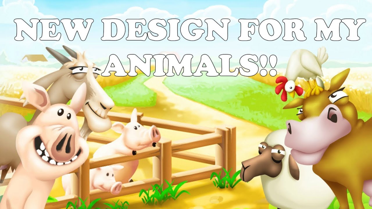HAY DAY LIVE STREAM #12 - NEW DESIGN FOR MY ANIMALS!!