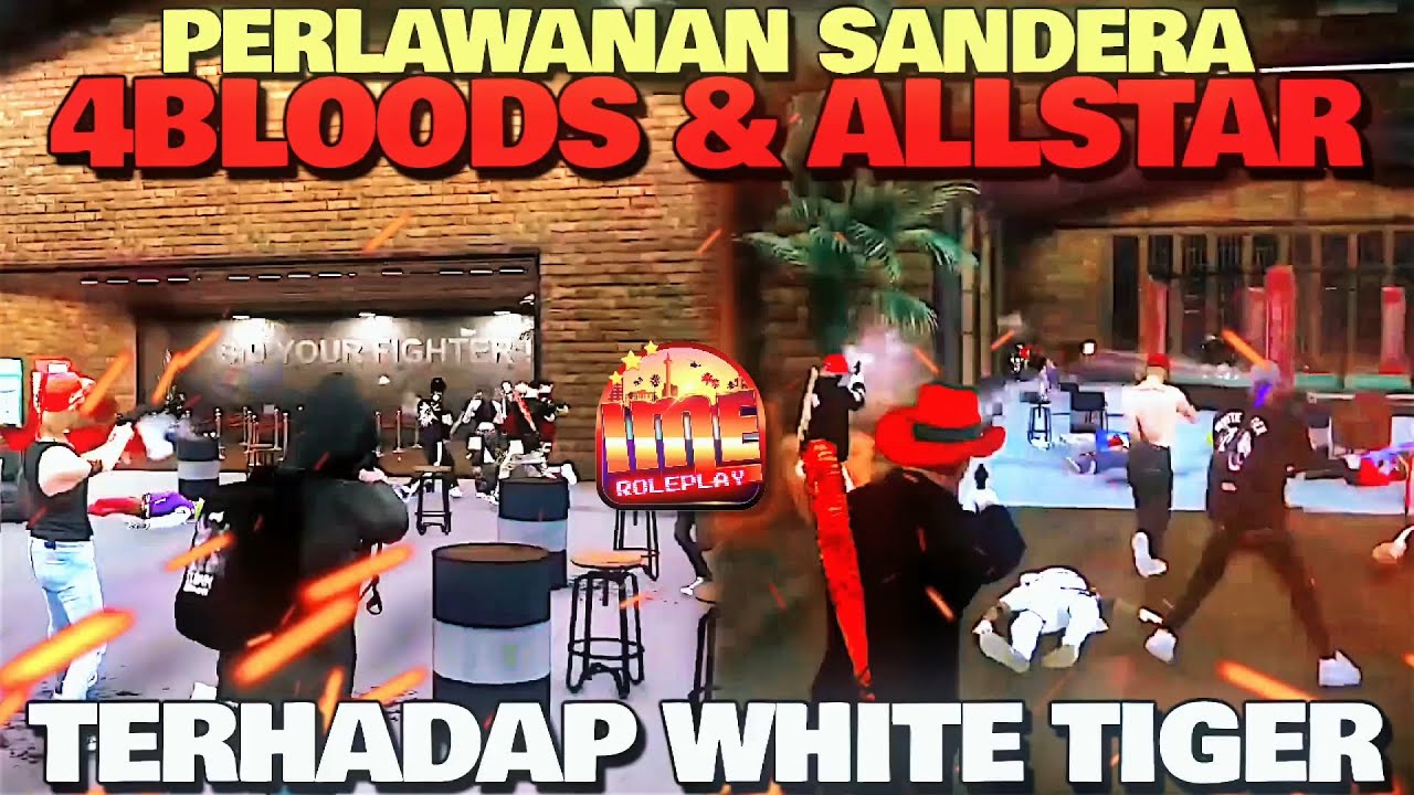 😨WHITE TIGER MENYANDERA ALL GANG SAAT SEDANG EVENT UFC‼️#imeroleplay #imerp #4blood #allstar #samdre