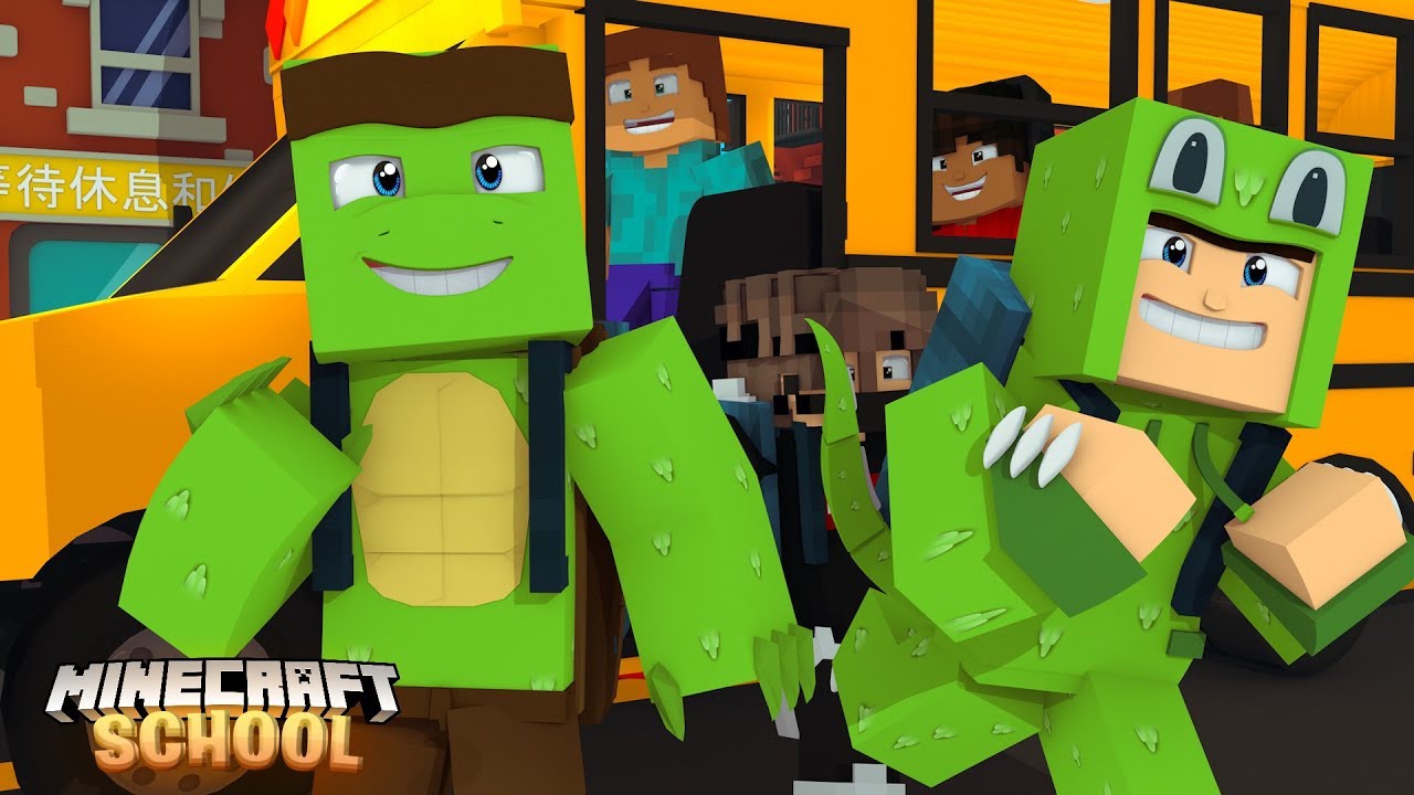 Minecraft SCHOOL FIELD TRIP - Minecraft School