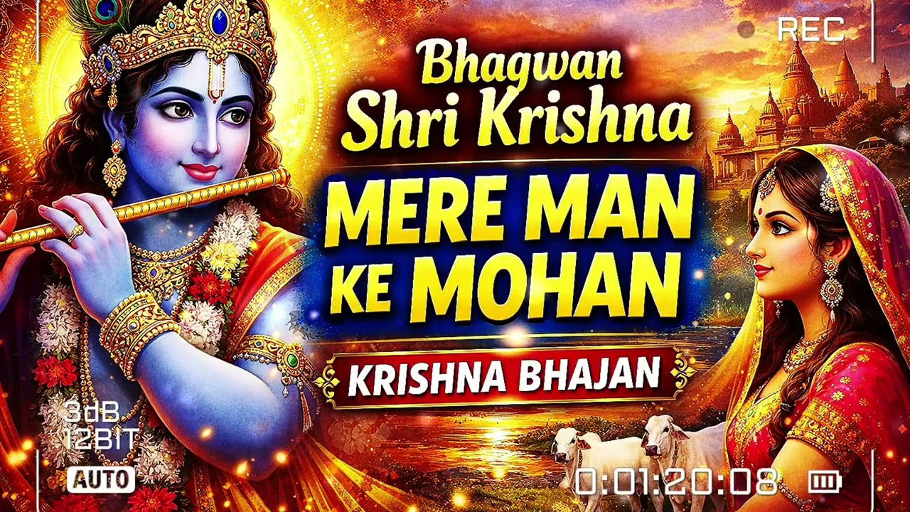 Bhagwan Shri Krishna Bhajan | Mere Man Ke Mohan | Krishna Bhakti Song | Radha Krishna Bhajan