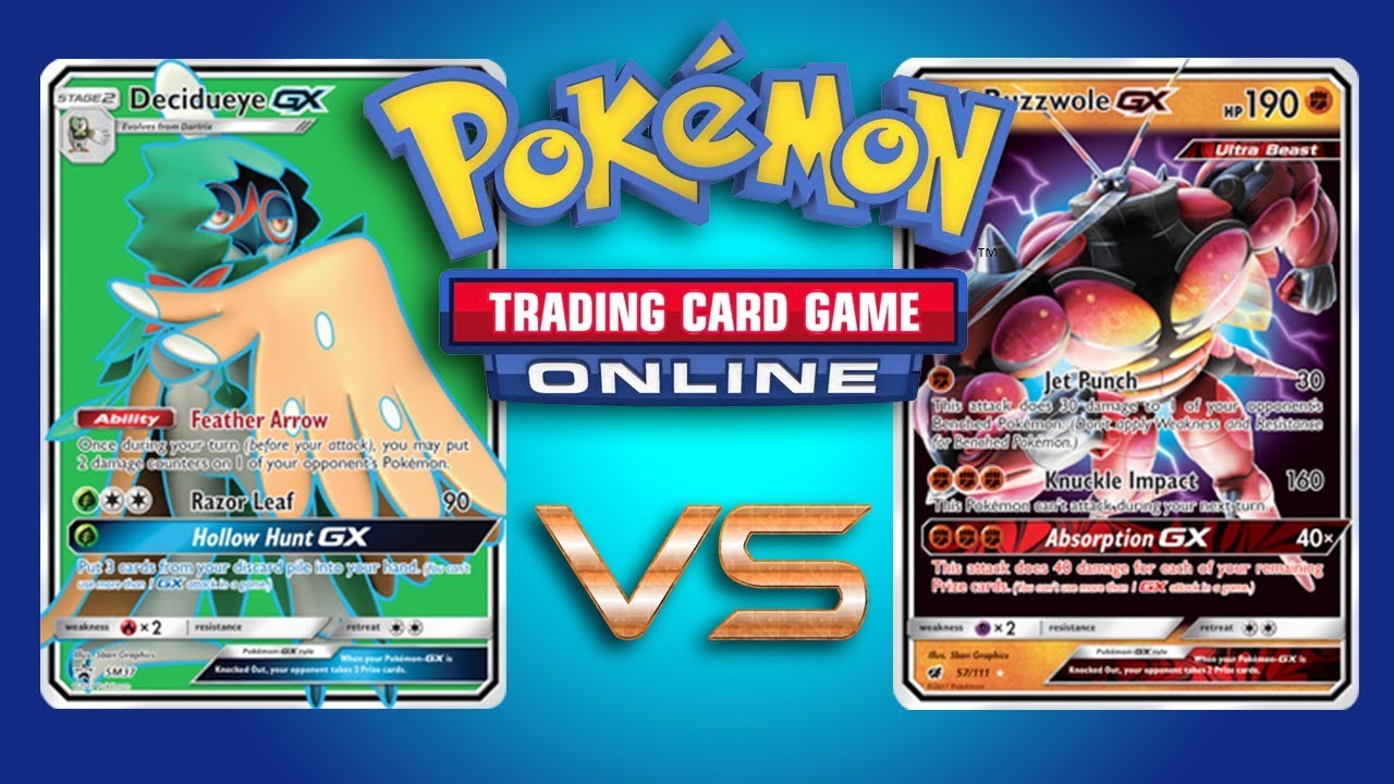 Decidueye GX / Zoroark GX vs Buzzwole GX / Lycanroc GX - Pokemon TCG Online Gameplay