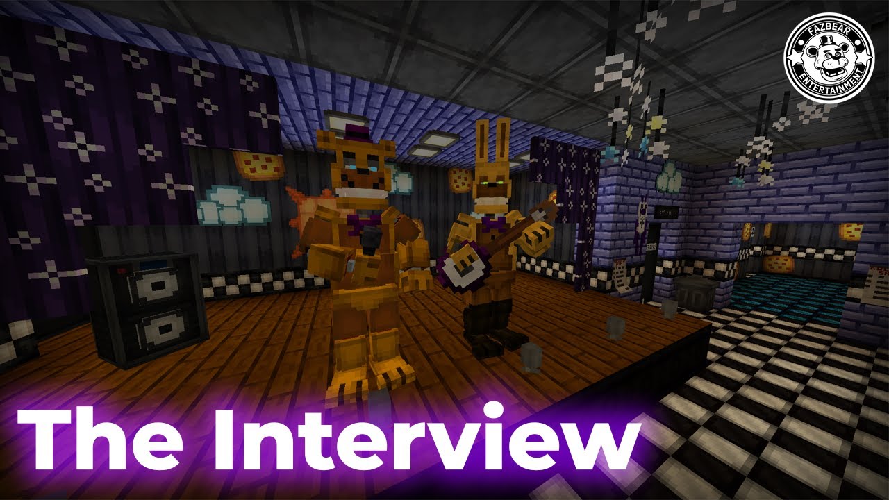 The Interview | Minecraft Five Nights At Freddy's Roleplay Season 1: Fredbear's Family Diner Ep1