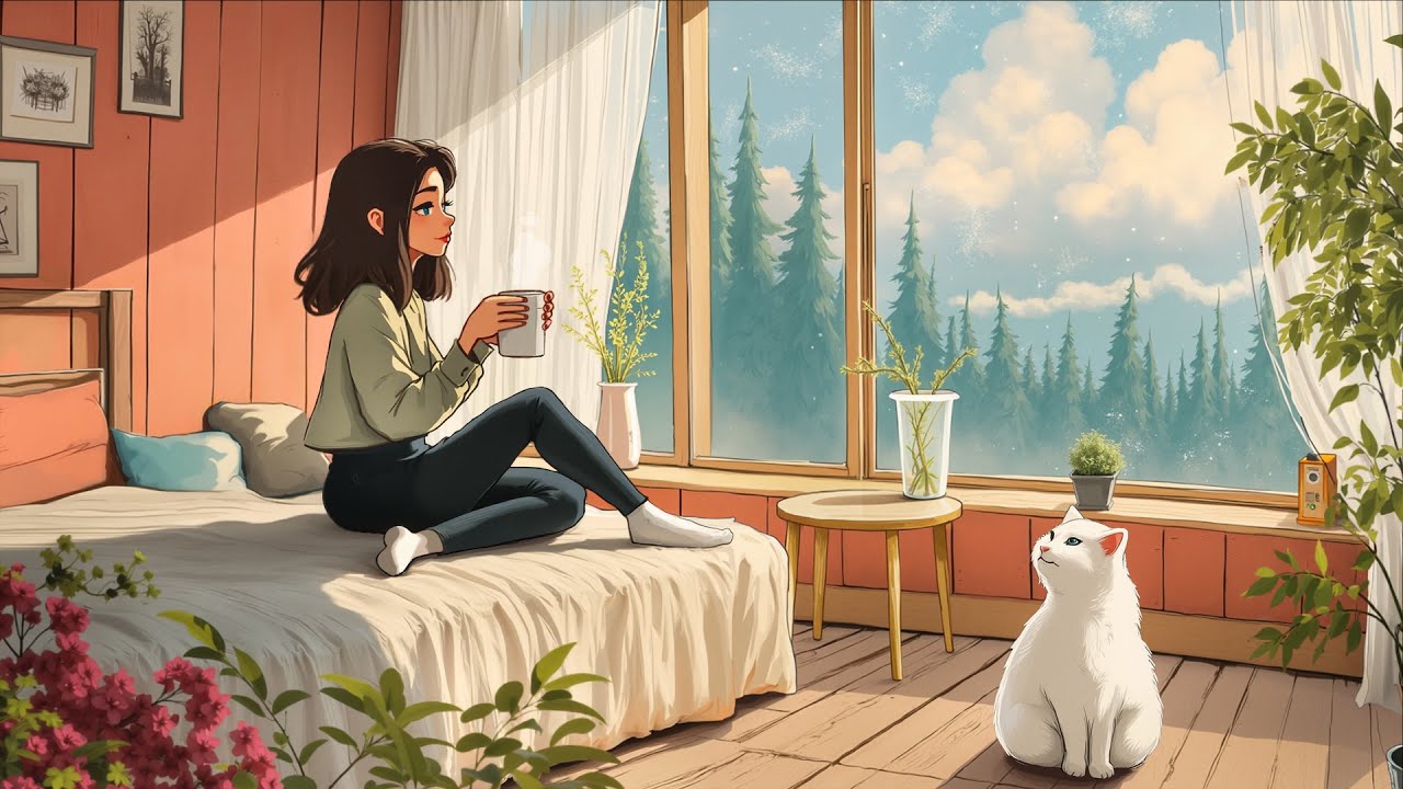 January Lofi Morning ☕ Cozy Beats for Slow Days & Quiet Thoughts ~ lofi study / chill / cozy