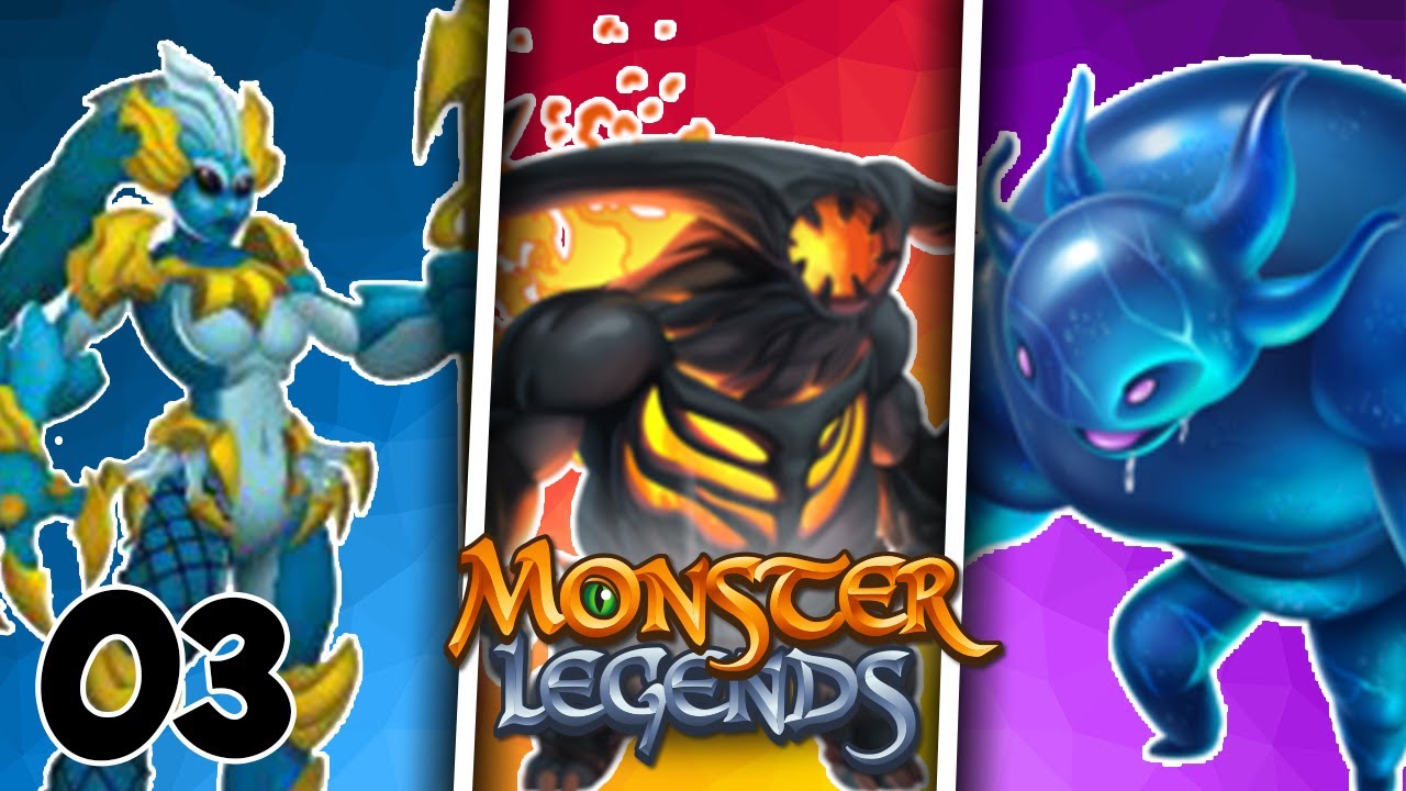 IGURSUS + G.TETHYS + BLOB = VIVA MI SUERTE 😑- Retos en Monster Legends #03