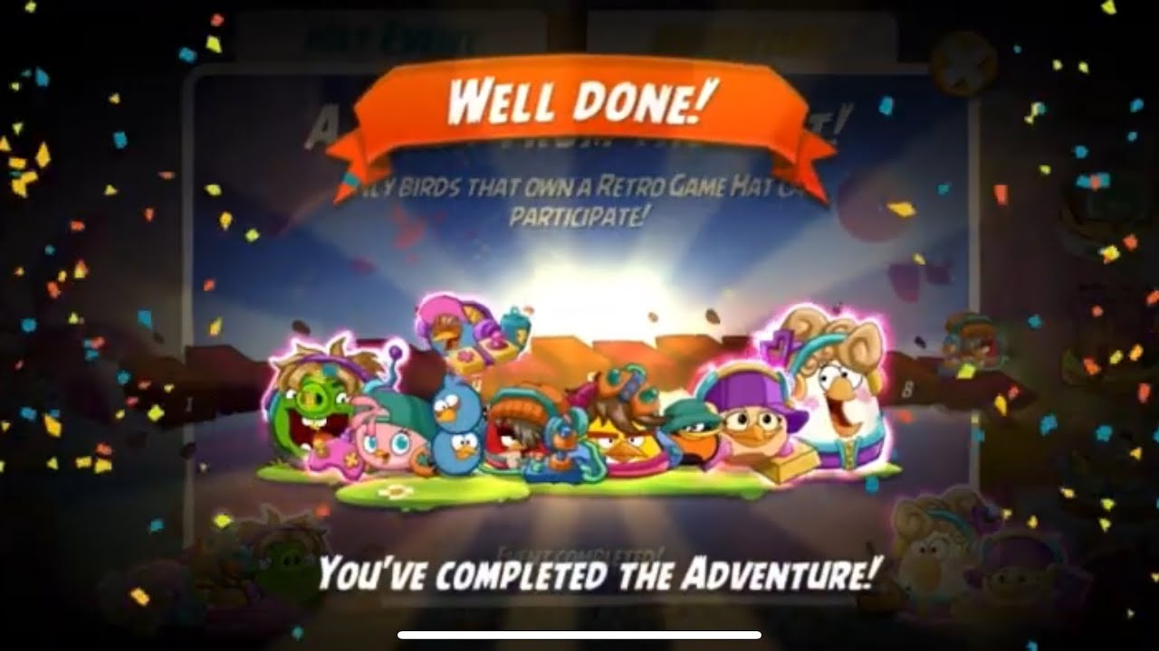 A Blast From The Past Level 1-8 *Without Bubble & Stella 07-08/03/2026 Ab2 Angry Birds 2